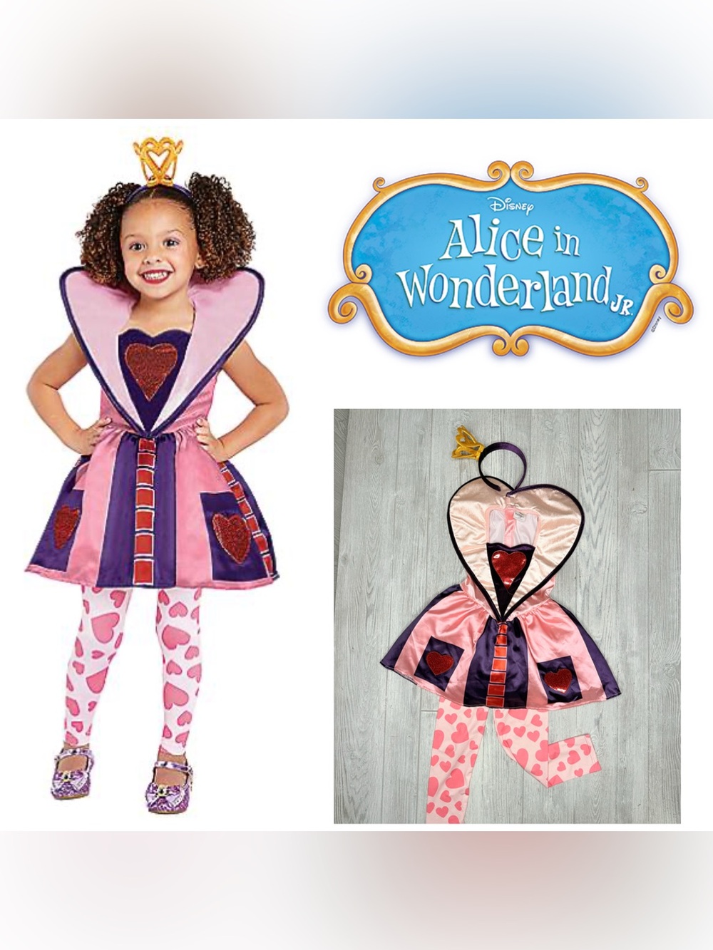 halloween Costume Alice in Wonderland Bakery Queen of hearts dress up cosplay